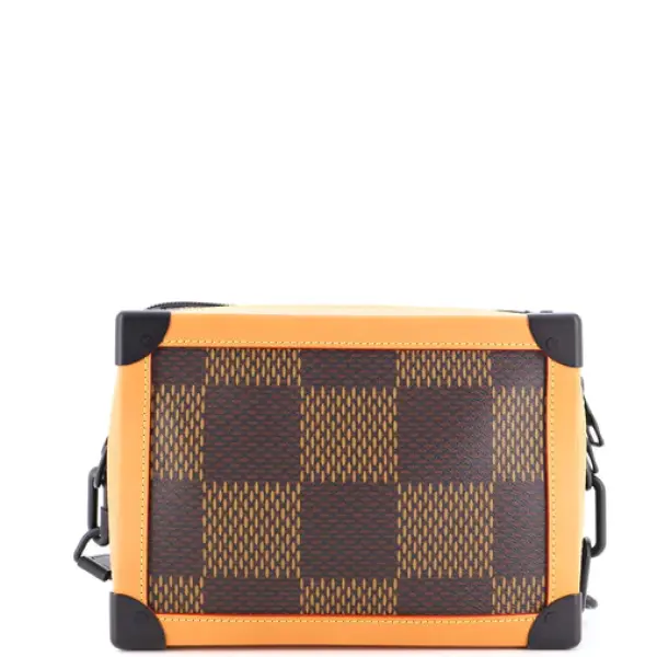 Louis Vuitton Nigo Soft Trunk Bag Limited Edition Giant Damier and Monogram Canvas