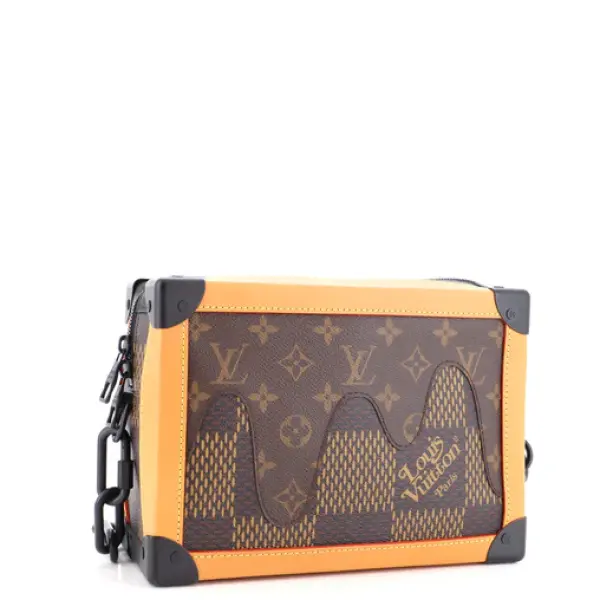 Louis Vuitton Nigo Soft Trunk Bag Limited Edition Giant Damier and Monogram Canvas
