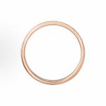 CARTIER 18K rose gold ring set with one diamond for both men and women, a couple's style