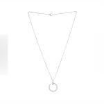 Cartier Juste un Clou Pendant Necklace 18K White Gold and Diamonds