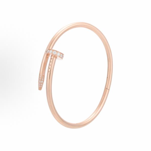 Cartier Juste un Clou Bracelet 18K Rose Gold with Diamonds