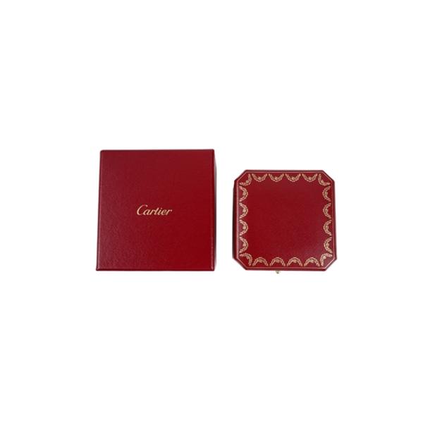 CARTIER 18K rose gold ring set with one diamond for both men and women, a couple's style