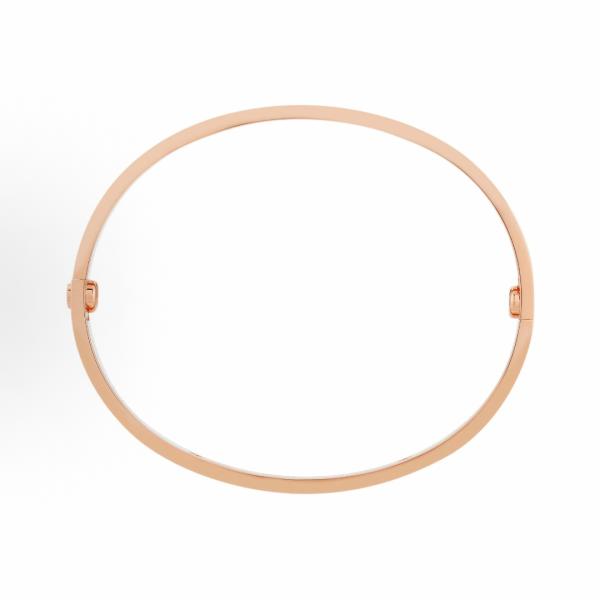 Cartier Love 4 Diamond Bracelet 18K Rose Gold with Diamonds