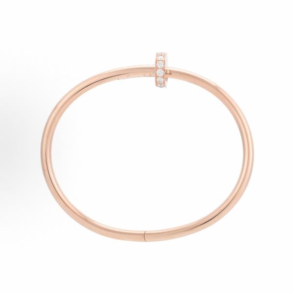 Cartier Juste un Clou Bracelet 18K Rose Gold with Diamonds