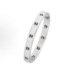 Cartier LOVE Precision Ceramic Full Sky Star Full Diamond Wide 18K white Gold bracelet for men and women, a couple's style