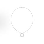 Cartier Love Necklace Series round 18k white gold necklace for men and women, a couple's style