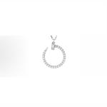Cartier Juste un Clou Pendant Necklace 18K White Gold and Diamonds