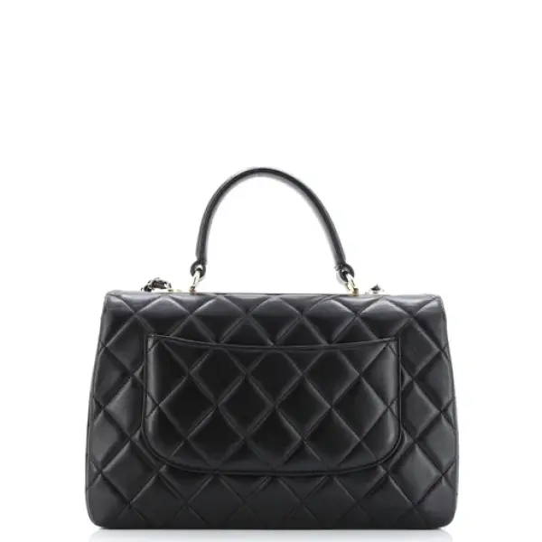 Chanel Trendy CC Top Handle Bag Quilted Lambskin Medium
