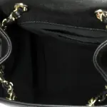 Chanel Duma Multipocket Drawstring Backpack Quilted Caviar Mini