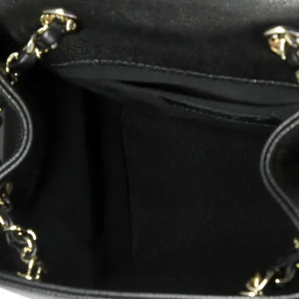 Chanel Duma Multipocket Drawstring Backpack Quilted Caviar Mini