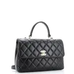 Chanel Trendy CC Top Handle Bag Quilted Lambskin Medium