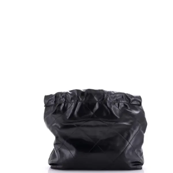 Chanel 22 Chain Hobo Quilted Calfskin Small