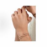 Bvlgari SERPENTI collection diamond-encrusted bracelet for women, 18K rose gold