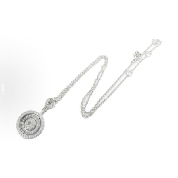 Bvlgari Astrale High-end Collection 18K White Gold Full Diamond Fortune Necklace