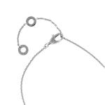 Bulgari DIVAS 'Dream collection exquisite diamond-encrusted fan 18k white gold necklace for men and women, a couple's style