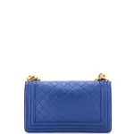Chanel Boy Flap Bag Quilted Lambskin Old Medium