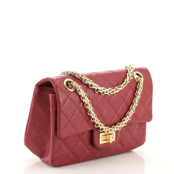 Chanel Reissue 2.55 Flap Bag Quilted Aged Calfskin Mini
