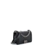 Chanel Boy Flap Bag Quilted Lambskin Old Medium