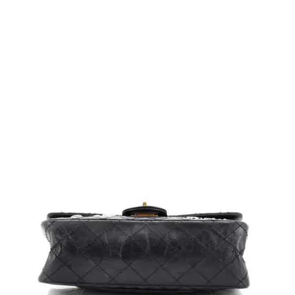 Chanel Lucky Charms Reissue 2.55 Flap Bag Quilted Aged Calfskin 225