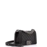 Chanel Boy Flap Bag Quilted Lambskin Small