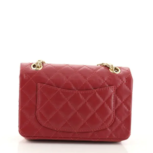 Chanel Reissue 2.55 Flap Bag Quilted Aged Calfskin Mini