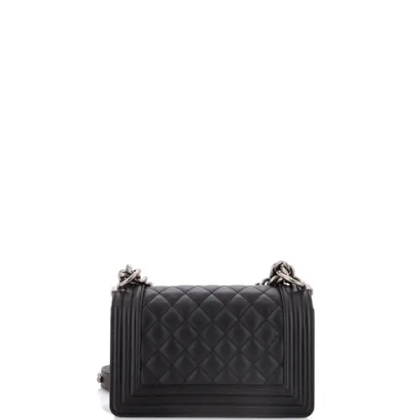 Chanel Boy Flap Bag Quilted Lambskin Small