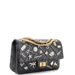 Chanel Lucky Charms Reissue 2.55 Flap Bag Quilted Aged Calfskin 225
