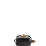 Chanel Diamond Lock CC Phone Holder Crossbody Bag Quilted Lambskin Mini