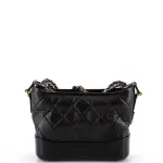 Chanel Gabrielle Hobo Embellished Quilted Aged Calfskin Small