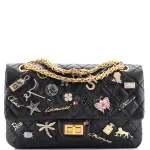 Chanel Lucky Charms Reissue 2.55 Flap Bag Quilted Aged Calfskin 225