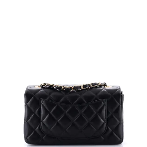 Chanel Classic Single Flap Bag Quilted Lambskin Mini