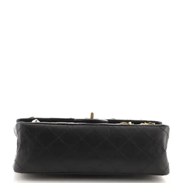 Chanel Lucky Charms Reissue 2.55 Flap Bag Quilted Aged Calfskin 225