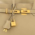 Hermes Birkin Handbag Light Togo with Gold Hardware 30