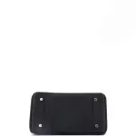 Hermes Birkin Handbag Noir Togo with Palladium Hardware 25