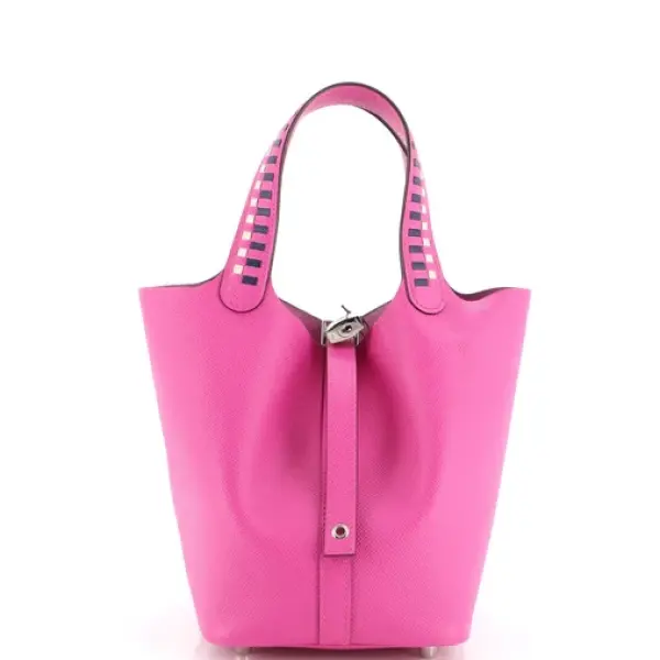Hermes Picotin Lock Bag Tressage Epsom MM