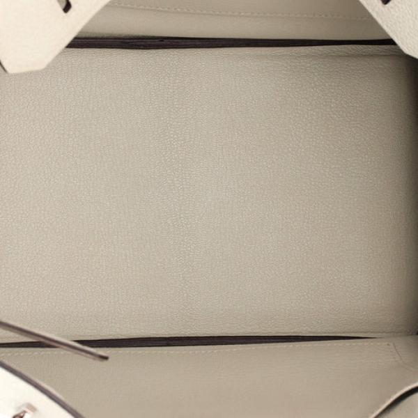 Hermes Birkin Handbag Beton Togo with Palladium Hardware 30