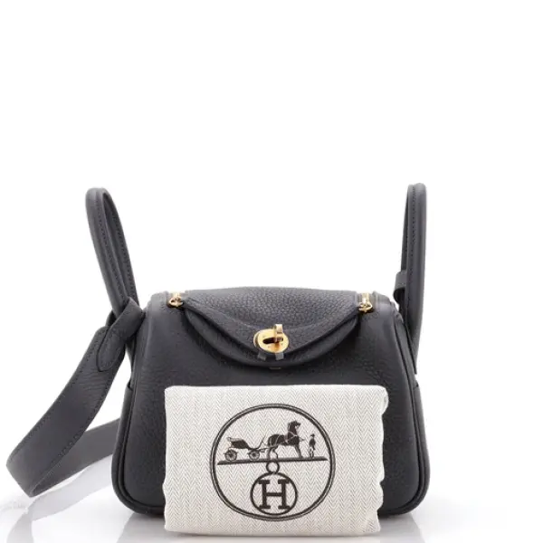 Hermes Lindy Bag Etain Mini