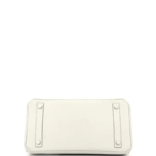 Hermes Birkin Handbag Beton Togo with Palladium Hardware 30