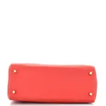 Hermes Kelly Handbag Rouge Casaque Togo with Gold Hardware 28
