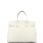 Hermes Birkin Handbag Beton Togo with Palladium Hardware 30