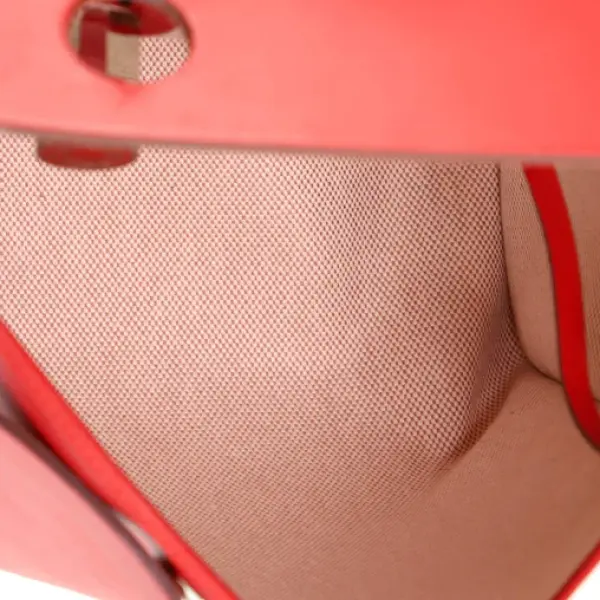 Hermes Herbag Zip Berline Vache Canvas and Leather 31