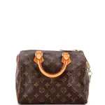 Louis Vuitton Speedy Handbag Monogram Canvas 25