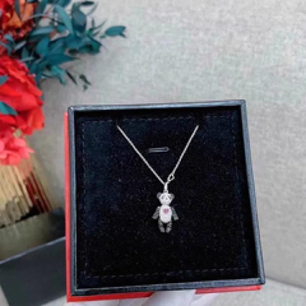 Panda Full Diamond Necklace